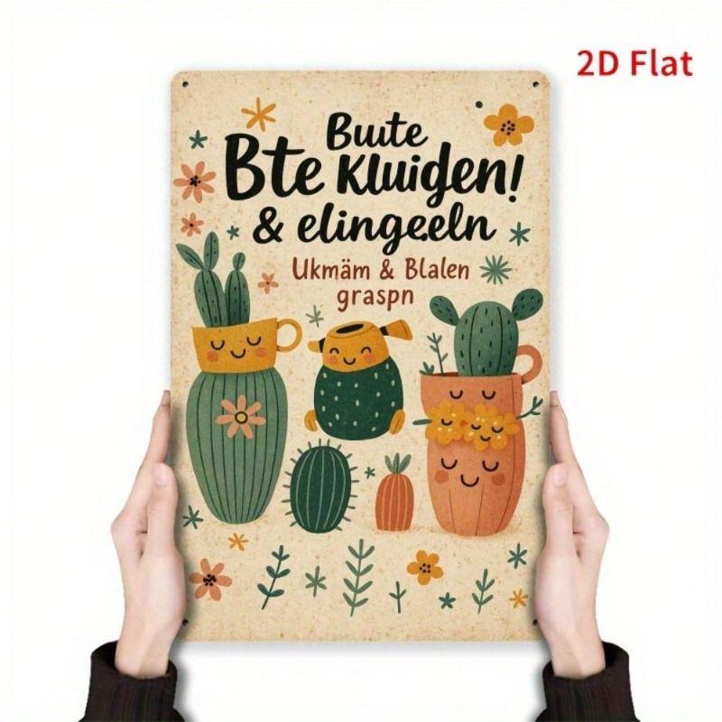 Vintage Metallschild Retro Wandkunst Dekor Blechplakat