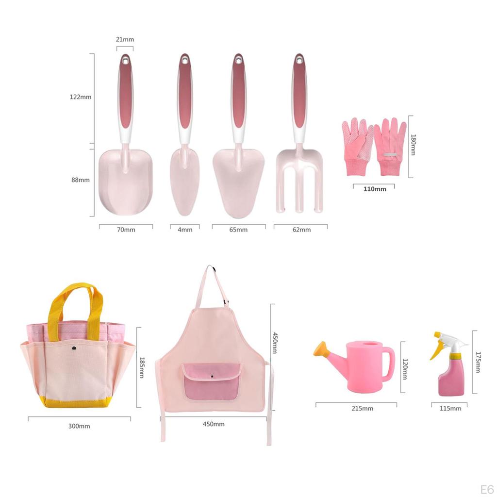 Children Garden Tool Set for Girl Includes Gloves, , Rake, etc Great Parent and Child