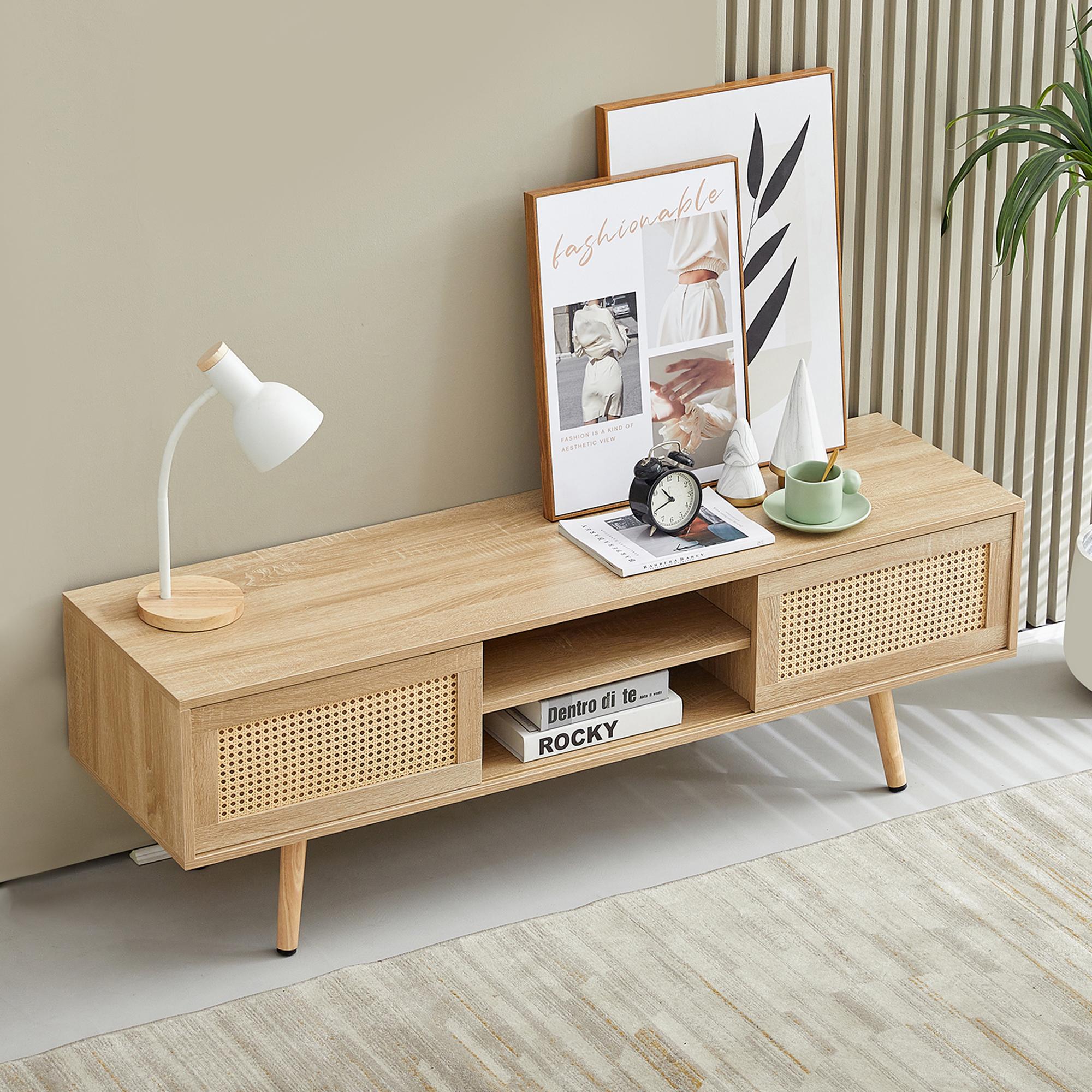TV Cabinet made of Wicker with