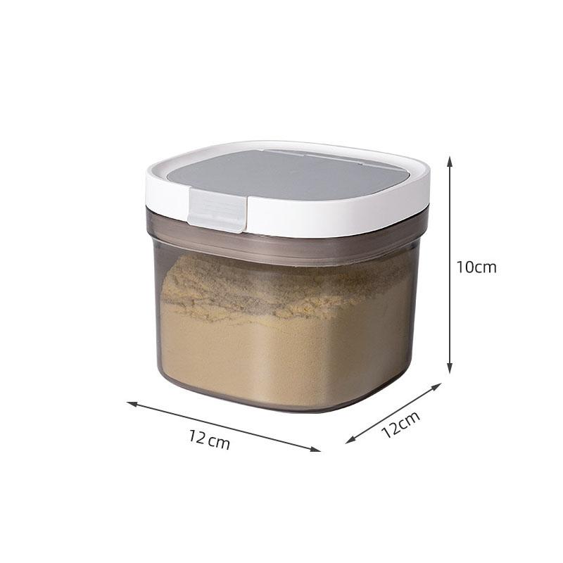 Food grade sealed jar, milk powder storage jar, portable plastic separate milk powder box for outdoor use