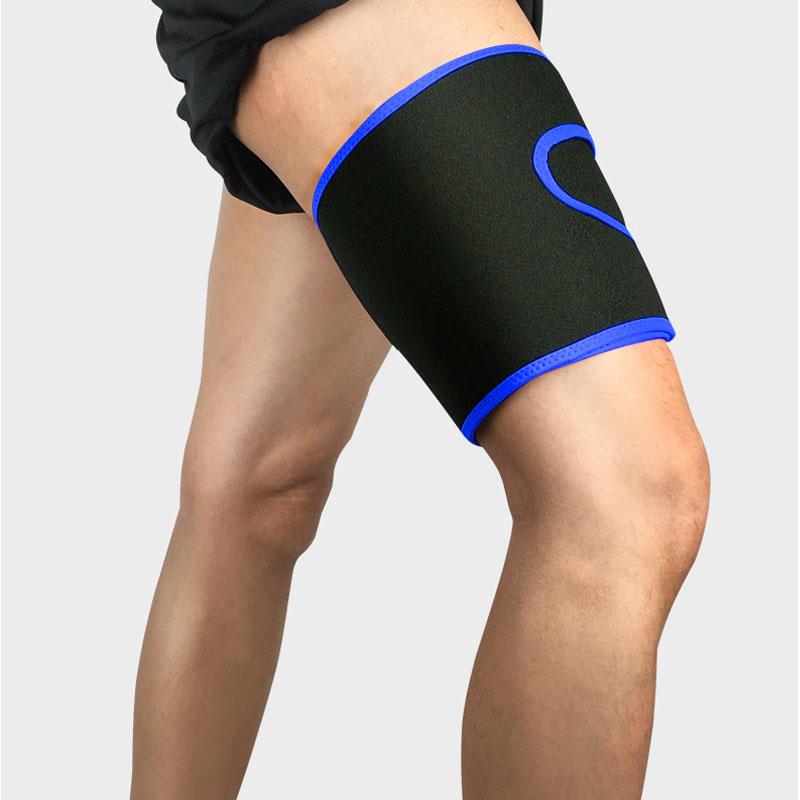 Tcare Adjustable Thigh Brace Support Quadriceps Thigh Wraps Unisex Breathable Non-Slip Compression Sleeve