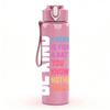 1PC Everyone Is A Little Weird Quote Print 750ml Color Plastic Sports Water Bottle Leakproof Flip Straw Lid Suitable for Sports Office Home Use