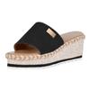 Zomer Wiggen Slippers Platform Hoge Hakken Vrouwen Slipper Dames Buiten Schoenen Basic Klomp Wedge Slipper Flip Flop Sandalen