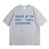 Hot Sale Classic Quote Heated Rivalry Heated All The Time Rivalry Occasionally Print T-shirt Unisex Women Fashion Oversized T Shirt