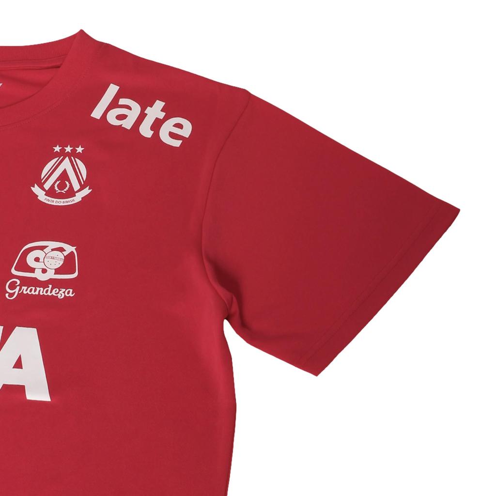 FINTA Soccer Short Sleeve Practice FT4441 Size M Men's Shirt, (7100), Red,