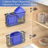 2pcs Storage Rack for Refrigerator Side Shelf, Wall Mounted Storage Basket, Home Organization and Storage