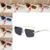 Cheetah Style Unisex Frameless Square Sunglasses With Uv400 Protection For Travel And Fashion