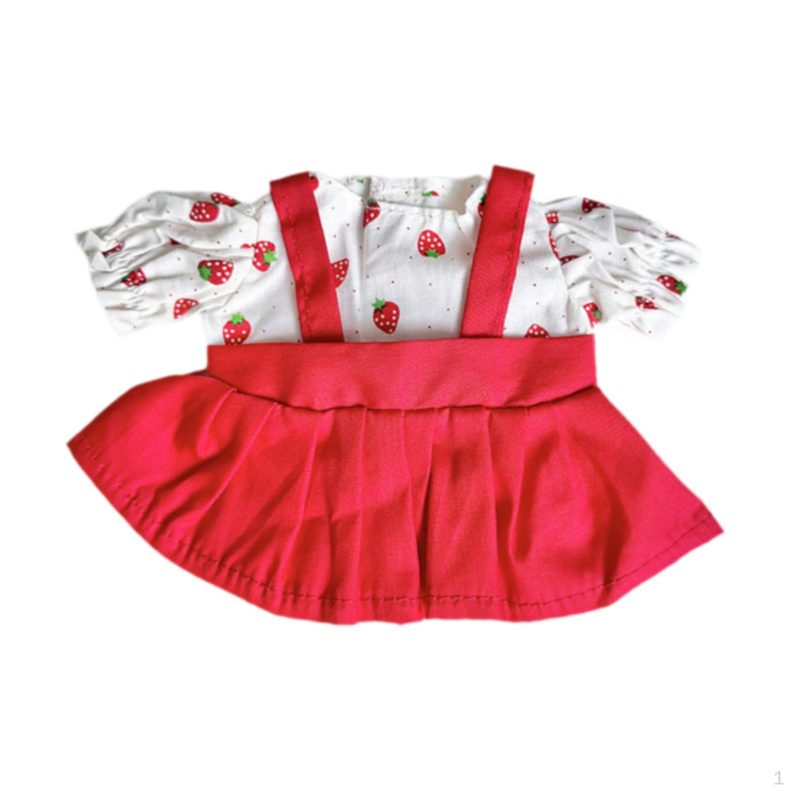 

Одежда для куклы 20 см, Наряд, Подарок для девочек и мальчиков своими руками, Удобный, Стильный red skirt