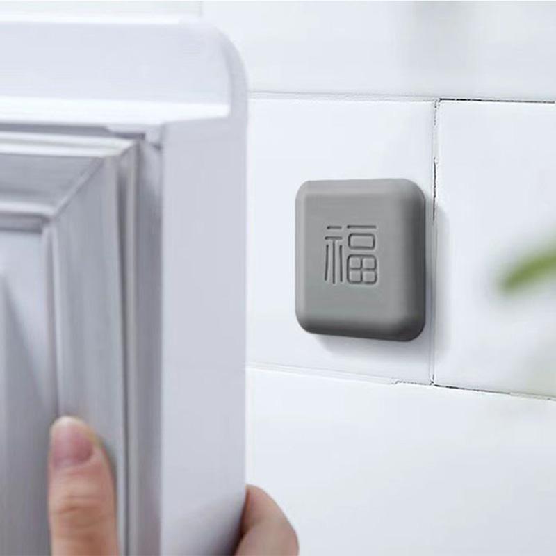 10Pcs 3D Silicone Wall Stickers Anti-Collision Self Adhesive Hockproof Mute Home Accessories