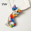 Cat Bottle Opener Fridge Magnet, Vintage Cartoon Kitten Decorative Magnetic Opening Tool for Home Bars and Kitchen Durable Beer