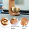 Dopamine Wooden Wind Chimes Wireless Doorbell Entrance Door Bell Decorative for Home Decoration Walnut Copper Ornam