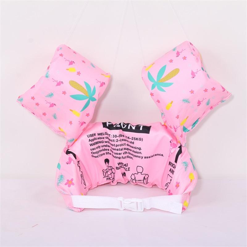 Kids Swim Floats Sleeve Vest Swimming Arm Band Floats with Waistband for Swimming Training Bird