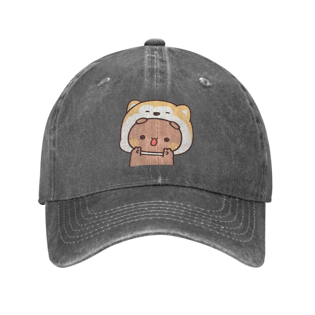 Bären- und Panda-Bubu-Dudu-Denim-Cap, lässige Baseballkappe, verstellbare Mütze, Sommer-Unisex-Baseballkappe