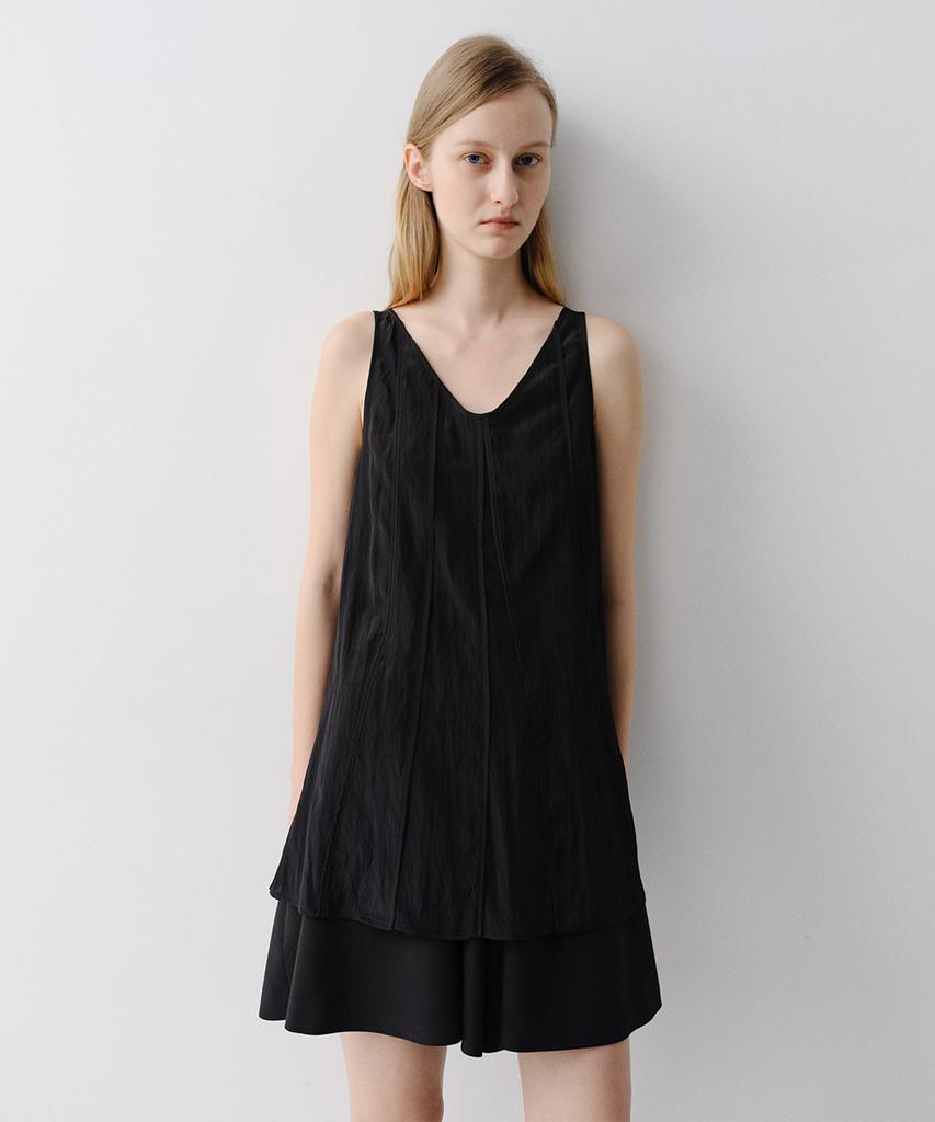 Ia Lily Paneled Blouse (Black)