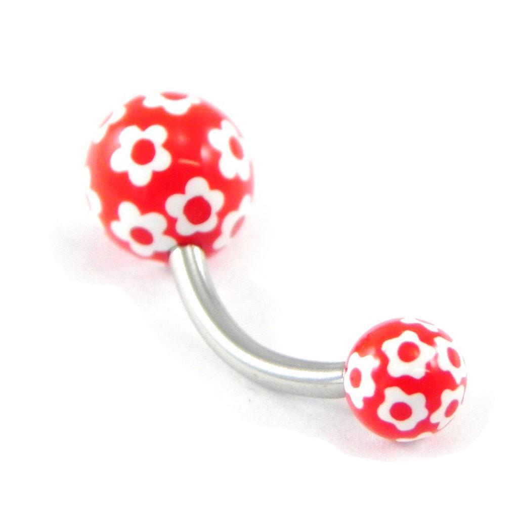 Les Trésors De Lily [G7538] - Body Piercing 'Vahiné' Red