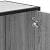 Bathroom Vanity Unit Grey Sonoma 65 X 33 X 60 Cm Engineered Wood