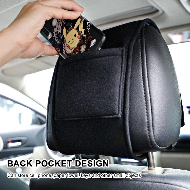 Ochranné potahy opěrek hlavy sedadel do auta Příslušenství pro Mercedes Benz AMG W212 W205 W246 W177 W176 W213 GLC GLE GLS ML Lampa s laserově promítaným logem