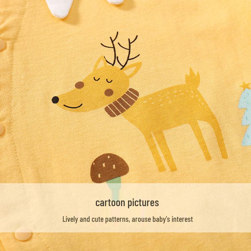 Shubeiyi 2-Pack Baby Long-Sleeve Rompers