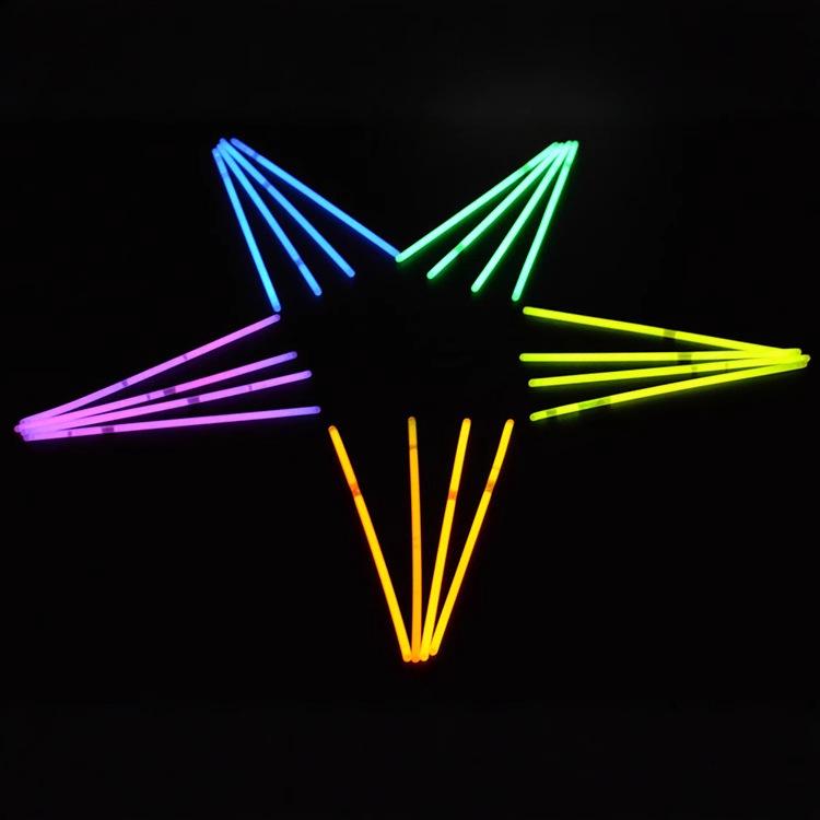 Flashing Glow Sticks with Connectors - Light Sticks for Street Stalls & Fluorescent Bracelets