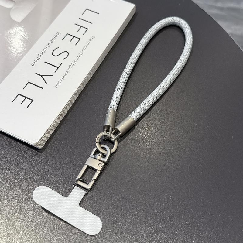 Portable Mobile Phone Hand Wrist Straps Nylon Colorful Anti-Fall Lanyard With Gasket Detachable Cellphone Hanging Cord