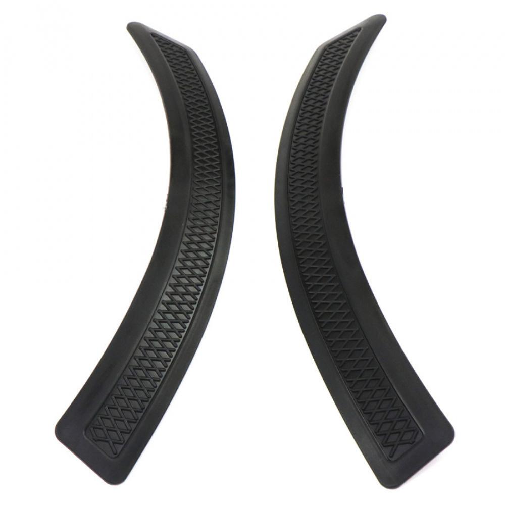 2x Matte Black Front Fender Side Vent Cover For 2008-2015 Mitsubishi Lancer EVO
