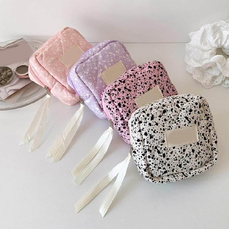Mini kosmetická taštička do kabelky Cestovní pouzdro na mince Taštička na hygienické vložky Organizér na rtěnky a make-up do kanceláře do školy