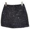 2025 Winter French Chic Sequin Tweed A-line Short Skirt