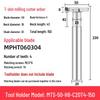 CNC T-Slot Milling Cutter with HTS Three-Sided Blade, Shank Thickness: 6, 8, 10, 12 Mm