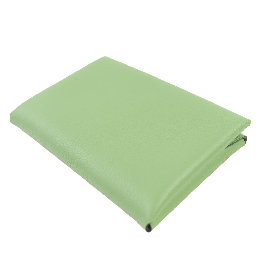 Pristine HERMES Card Case Calvi Duo Bifold Wallet with Evercolor Leather Used