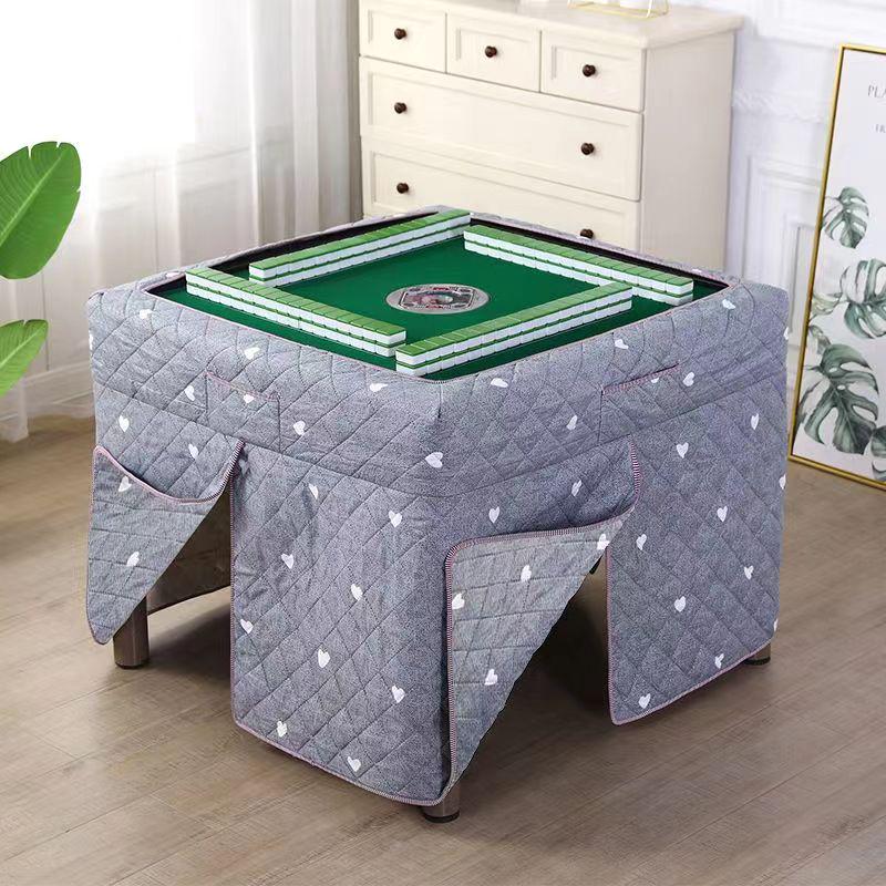 Square Dustproof Mahjong Table & Fireplace Cover Set