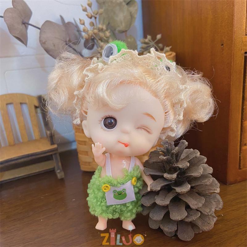 

10 см Кукла BJD Ob11 Маленькие куклы 3D Глаза Кавайные Карманные куклы Для девочек Игрушки Милое Лицо-сюрприз Кукла для девочек Игрушка Подарки на день рождения BJD doll
