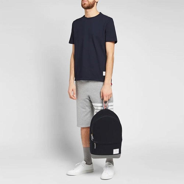 THOM BROWNE Rwb Striped Crewneck T Shirt Men's MJS056A-00050-415