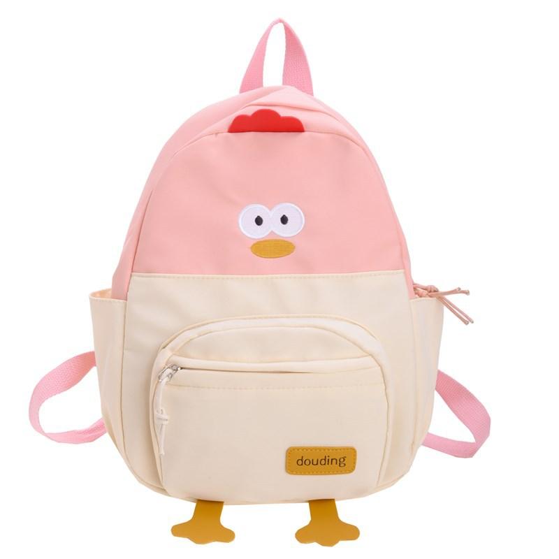 Children's Bags, Cute for Boys and Girls, Little Chicken Backpacks, Cartoon Schoolbags for Kindergartens and Primary School Students