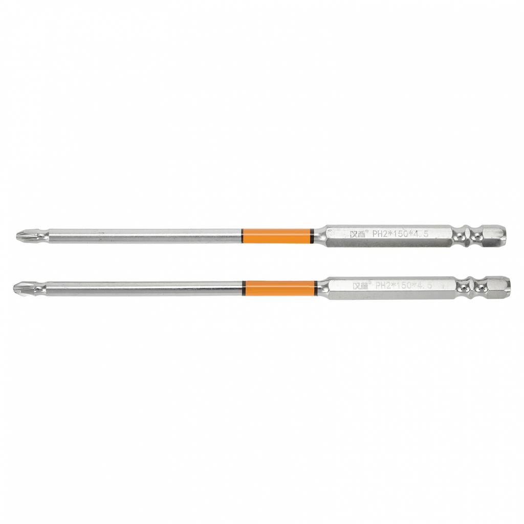 1/4\'\'(6.35mm) Hex Screwdriver Bits 150mm 2 X 80mm