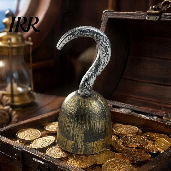 Stage Performance Pirate Prop Hook for Halloween Costume, Realistic Plastic Captain Lightweight Costume Accessory Cosplay, Retro Party Favor Kids Toy