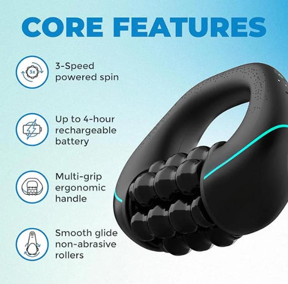 Massage Roller Handheld Deep Muscle Massage Relaxation Gun Cervical Neck massage Tool For Recovery After Exercise and Futness