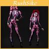 Womens Halloween Skeleton Cosplay Bodysuit Jumpsuit For A Spooky Look