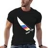 Hobie 16-Beach Cat-Flying Hull-Weiß-01 T-Shirt Basic Tägliches Outfit Kurzarm-T-Shirt