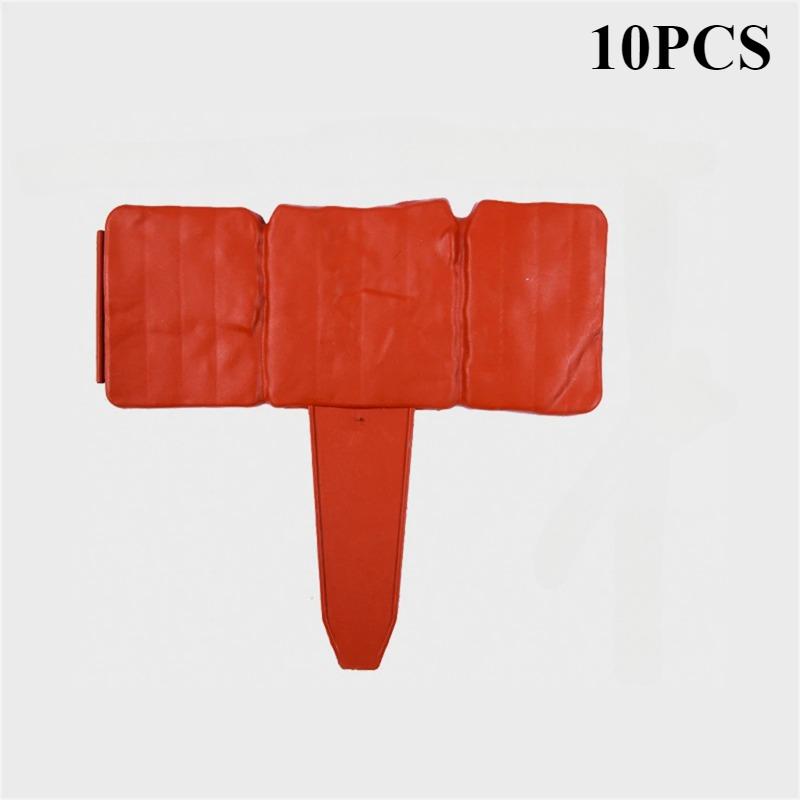 

10 шт. Имитация камня садовый пластиковый ограждение вилла двор открытый газон вилла украшение садоводство антикоррозийный мини забор Red 10PCS