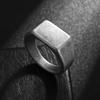 HNSP 316L Stainless Steel Viking Rune Signet Ring For Men Vintage Jewely Finger Accessories Male US Size