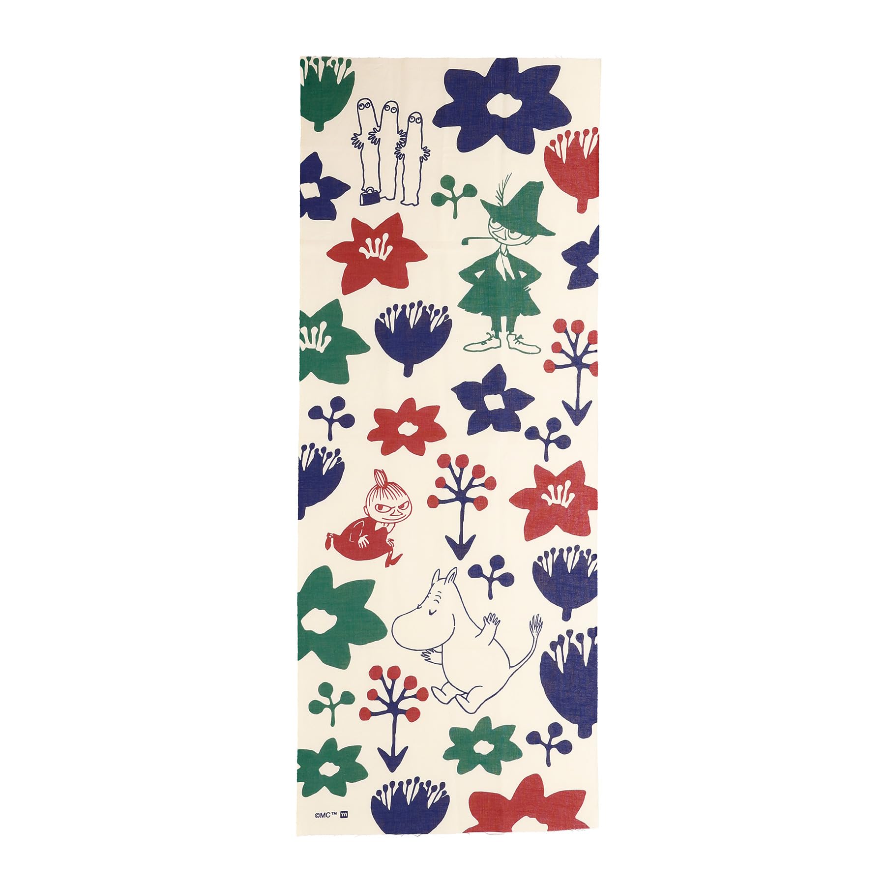 

Marushin Tenugui Hand Calm Color Made in 1425034400 Towel, Moomin, Flowers, 100% Cotton, Japan,