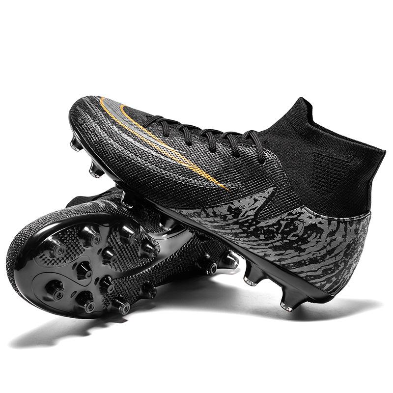 Fotbalové boty s vysokým svrškem soutěžní AG dlouhé kolíky fotbalové boty zlomené kolíky tréninkové boty fotbalové pánské jednodílné 2025