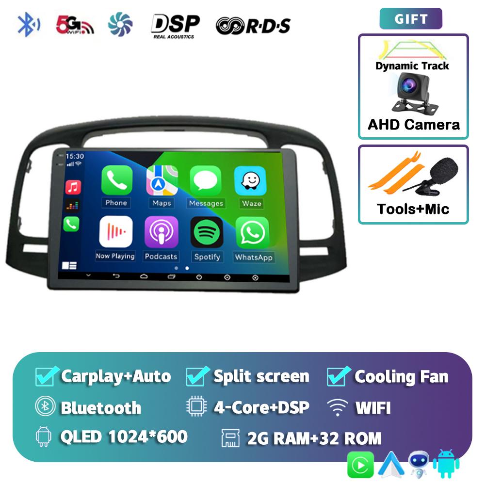 Android 14 Carplay Auto 2 DIN Car Radio For Hyundai Accent 2008 2009 2010 2011 GPS Multimedia Video Player Stereo 2din DVD DSP
