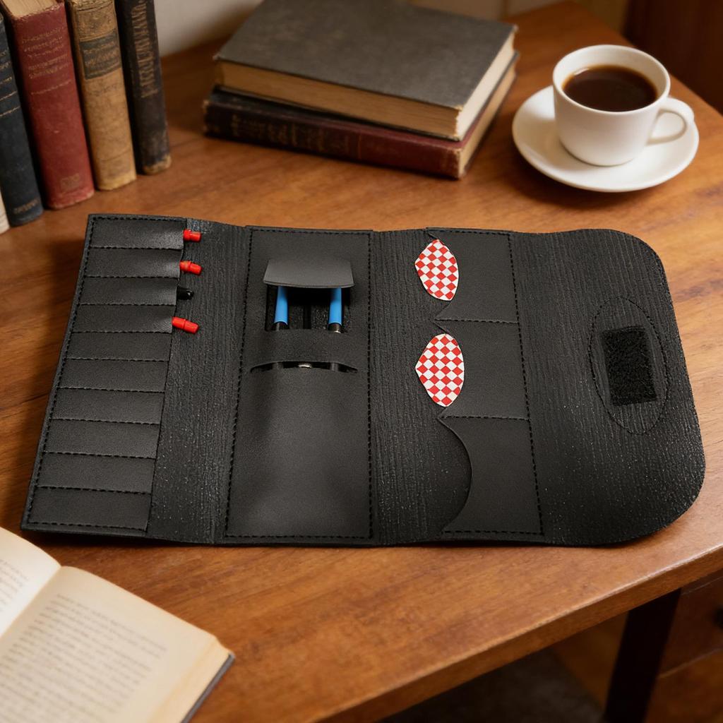 Darts Storage Box Foldable Dart Protective Case Portable Dart Needles Holder Bag Storage Organizer For Flights Shafts Training