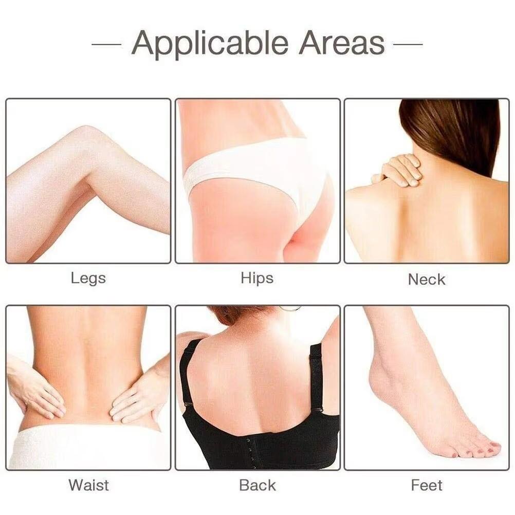 Electric Handled Wave Vibration Massager Body Massager Mini Electric Massager (English blue)