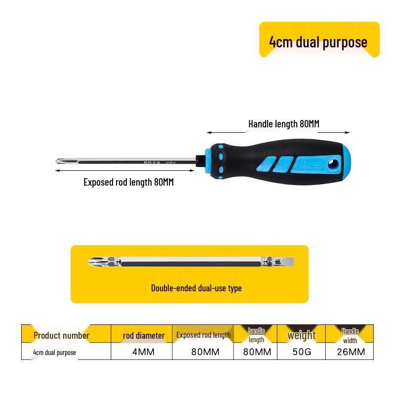 Șurubelniță magnetică Phillips anti-alunecare Chuangji – Mini unealtă izolată puternică pentru uz casnic