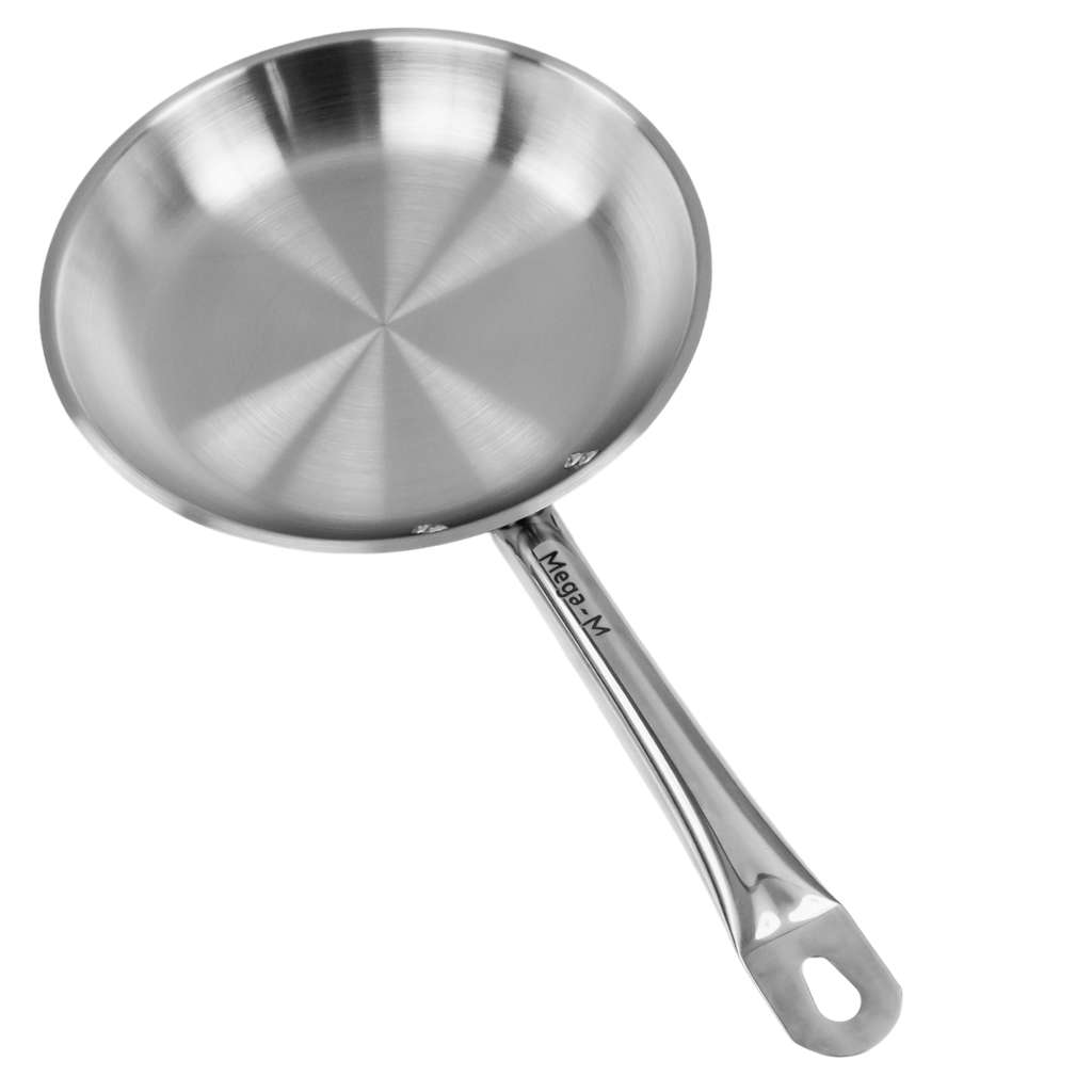Mega-M Stainless Steel Frying Pan, Diameter 22 Cm N