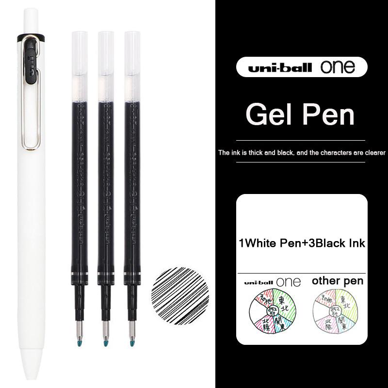Uni Ball One Gel Pen UMN-S 0.5mm Thick Colorful Ink Handwriting Marking Pens, Japanese Stationery Awards Canetinhas Para Colorir
