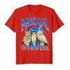 Katze Eule Lustig Verflucht Internet Gehirnfäule Bootleg Meowl T-Shirt Für Unisex Unisex T-Shirts Kurzarm Oberteile Unisex Kleidung
