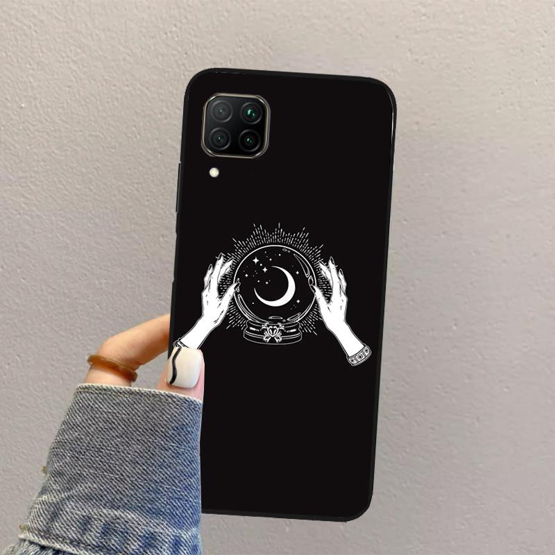 Fortune Telling Moon Stars Hands For Huawei Nova 10 9 SE 8i 11i 12i 12s Y60 Y61 Y70 Y90 Y72 Y73 Y91 P60 Pro P40 P30 Lite Case